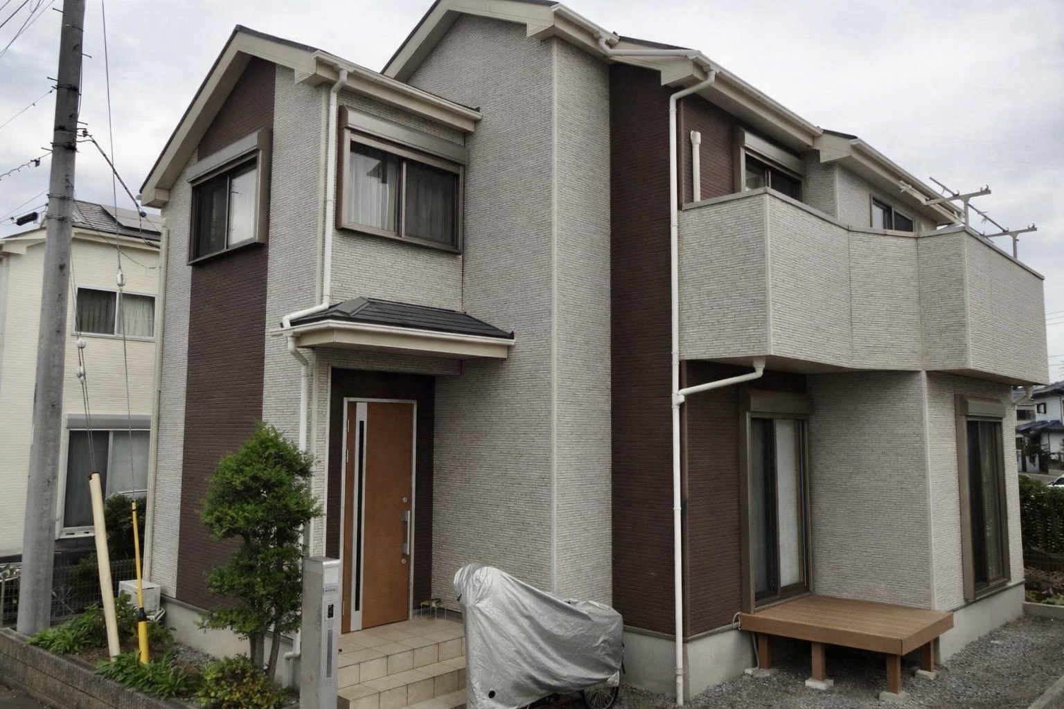 施工前：鶴ヶ島市T様邸 外壁・屋根塗装工事